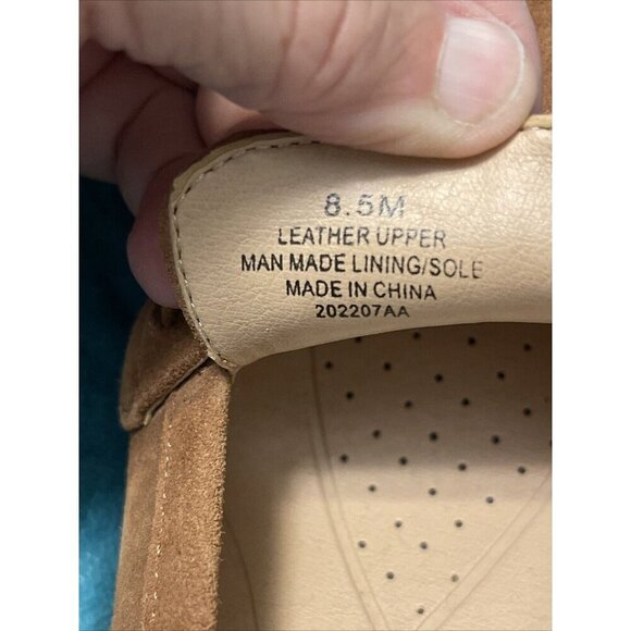 Alex Marie Women's Farin Loafer Pilgrim Heels , Shoes Brown Leather Suede Sz 8.5 - Picture 16 of 16